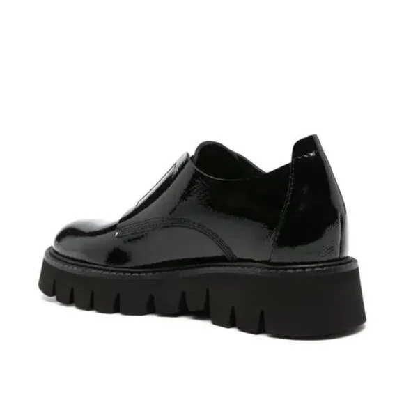PEDRO GARCIA Silvia Platform Loafers Size 41 11 Black Patent Leather NEW - Picture 6 of 15